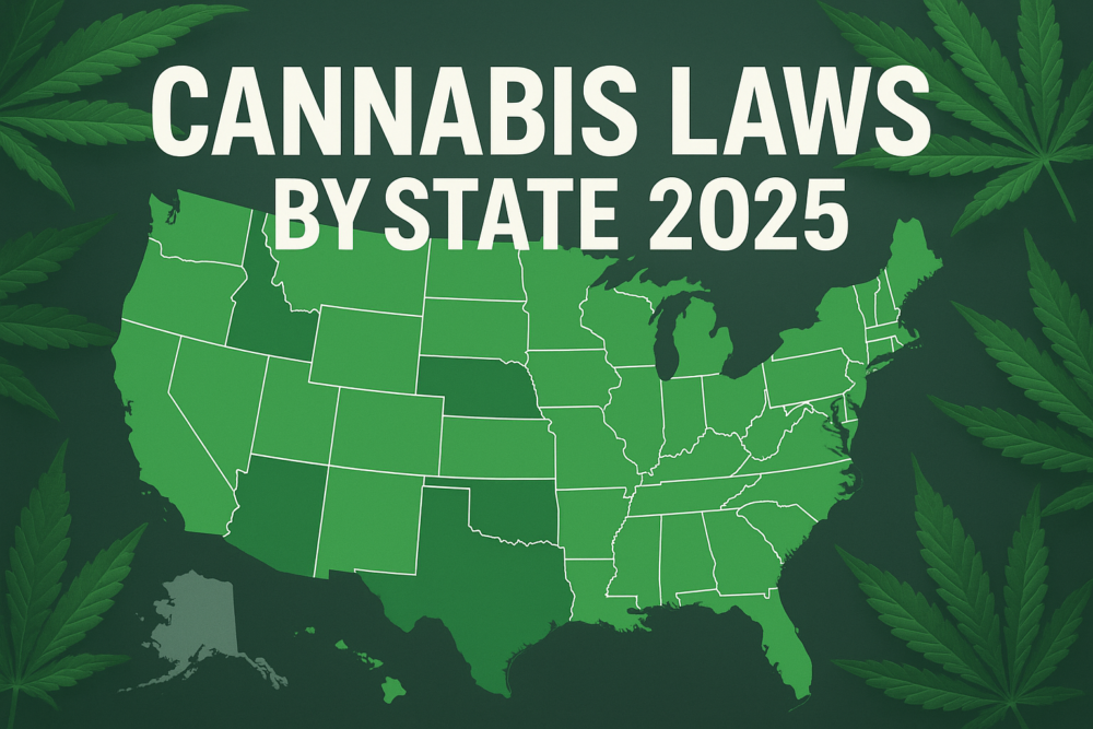 Cannabis Laws by State 2025 - United States Legalization Map