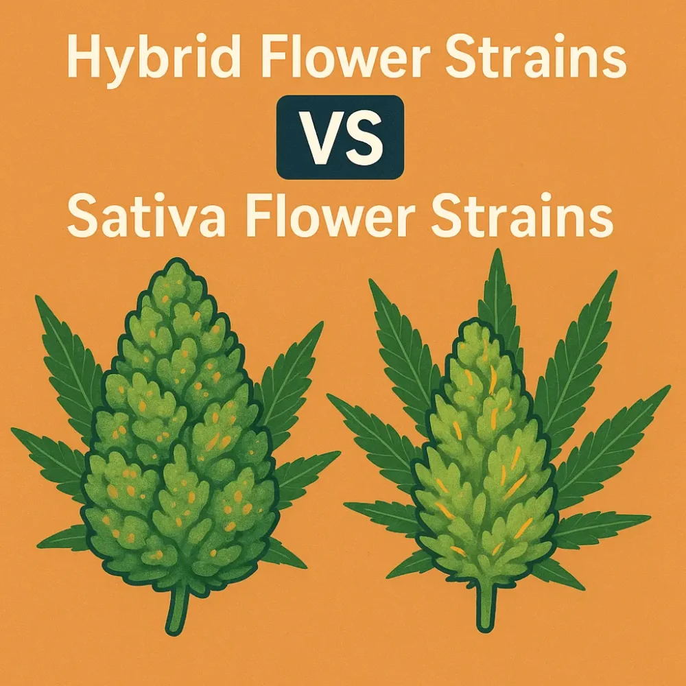 Hybrid Flower Strains VS Sativa Flower Strains