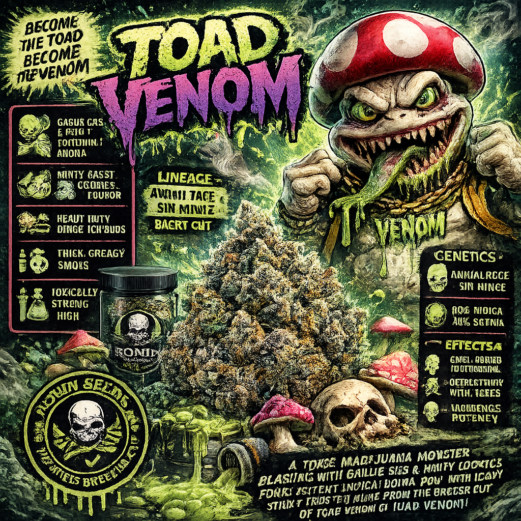 Toad Venom Strain: Effects, Lineage & Grow Guide